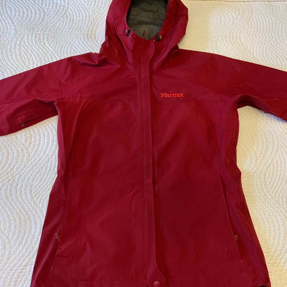 Marmot Gortex Red Rain Shell